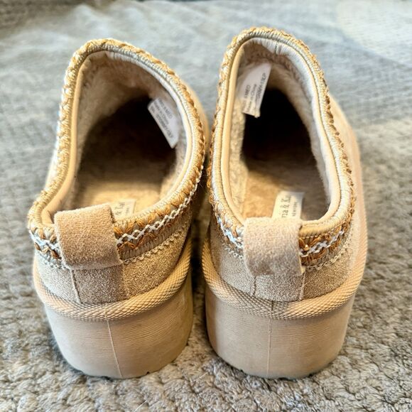 Olivia & Kate Faux Suede & Fur  Slides With Trim Slippers,New ,Womens Size  8.5 - Picture 3 of 6